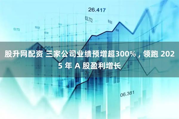 股升网配资 三家公司业绩预增超300% , 领跑 2025 年 A 股盈利增长